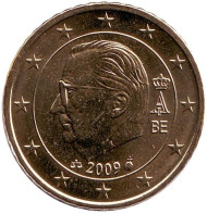 Монета 50 центов. 2009 год, Бельгия. Монета 50 центов. 2009 год, Бельгия.