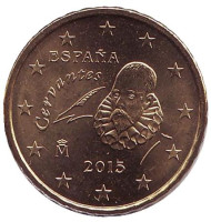 Монета 10 центов. 2015 год, Испания. Монета 10 центов. 2015 год, Испания.