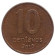Монета 10 сентаво. 2010 год, Аргентина. Монета 10 сентаво. 2010 год, Аргентина.