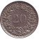 Монета 20 раппенов. 1961 год, Швейцария. Монета 20 раппенов. 1961 год, Швейцария.
