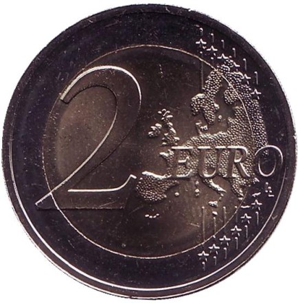 Монета 2 евро. 2017 год, Эстония. Путь Эстонии к независимости. (100-летие независимости). Монета 2 евро. 2017 год, Эстония. Путь Эстонии к независимости. (100-летие независимости).