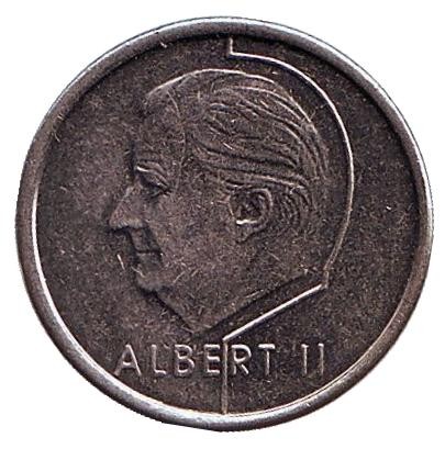 Монета 1 франк. 1998 год, Бельгия (Belgique). Монета 1 франк. 1998 год, Бельгия (Belgique).