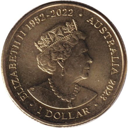Монета 1 доллар. 2023 год, Австралия. Австралийская футбольная лига. Первенство.