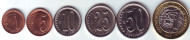 Набор монет Венесуэлы (6 шт.) 2009-2012 гг., Венесуэла. Набор монет Венесуэлы (6 шт.) 2009-2012 гг., Венесуэла.