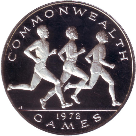 Монета 1 тала. 1978 год, Самоа. ХI Игры Содружества.