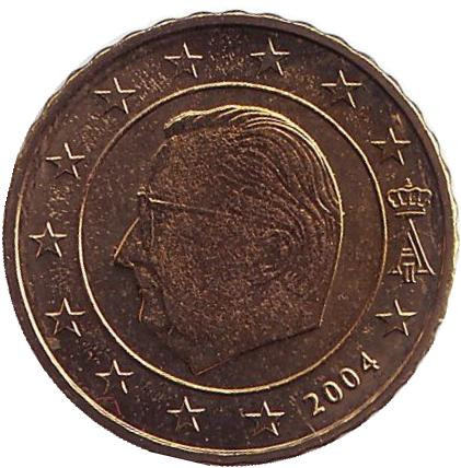 Монета 10 центов. 2004 год, Бельгия.