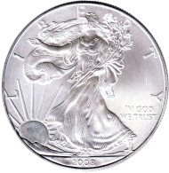 Монета 1 доллар, 2008 год, США. Шагающая свобода. Монета 1 доллар, 2008 год, США. Шагающая свобода.