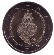 Монета 2 евро. 2016 год, Португалия. Участие сборной Португалии в летних Олимпийских играх 2016 в Рио-де-Жанейро. Монета 2 евро. 2016 год, Португалия. Участие сборной Португалии в летних Олимпийских играх 2016 в Рио-де-Жанейро.