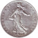 Монета 2 франка. 1917 год, Франция. Монета 2 франка. 1917 год, Франция.