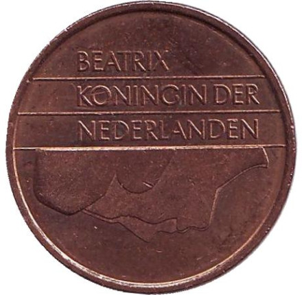 Монета 5 центов. 2000 год, Нидерланды.