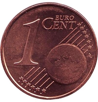 Монета 1 цент. 2009 год, Нидерланды. Монета 1 цент. 2009 год, Нидерланды.