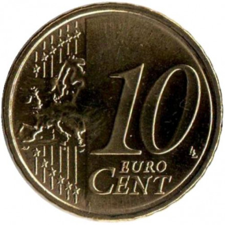 Монета 10 центов, 2011 год, Эстония. Монета 10 центов, 2011 год, Эстония.