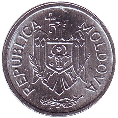 Монета 25 бани. 2016 год, Молдавия. Монета 25 бани. 2016 год, Молдавия.