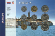 Флора и фауна. Набор монет Хорватии (9 шт.) 2001-2009 гг., Хорватия. Флора и фауна. Набор монет Хорватии (9 шт.) 2001-2009 гг., Хорватия.