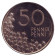 Монета 50 пенни. 1990 год, Финляндия. UNC. Медведь. Монета 50 пенни. 1990 год, Финляндия. UNC. Медведь.