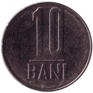 Монета 10 бани. 2005 год, Румыния. Монета 10 бани. 2005 год, Румыния.