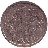 Монета 1 марка. 1979 год, Финляндия. Монета 1 марка. 1979 год, Финляндия.
