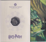 Монета 50 пенсов. 2024 год, Великобритания. Гарри Поттер. Черное озеро. В буклете. Монета 50 пенсов. 2024 год, Великобритания. Гарри Поттер. Черное озеро. В буклете.