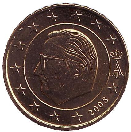 Монета 10 центов. 2005 год, Бельгия.