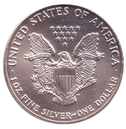 Монета 1 доллар, 1992 год, США. Шагающая свобода.