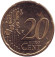 Монета 20 центов. 2002 год (A), Германия. Монета 20 центов. 2002 год (A), Германия.
