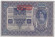 Банкнота 1000 крон. 1902 (1919) год, Австро-Венгрия. (Надпечатка). Тип 4. "II AUFLAGE". Банкнота 1000 крон. 1902 (1919) год, Австро-Венгрия. (Надпечатка). Тип 4. "II AUFLAGE".