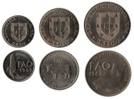 ФАО 1983. Набор из 3-х монет Португалии, 1983 год. ФАО 1983. Набор из 3-х монет Португалии, 1983 год.