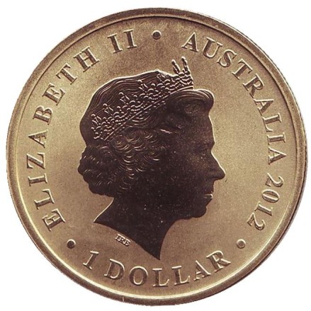Монета 1 доллар. 2012 год, Австралия. Австралийская олимпийская сборная. Лондон 2012.