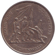 Монета 10 марок, 1972 год, ГДР. Мемориал жертвам Бухенвальда. Монета 10 марок, 1972 год, ГДР. Мемориал жертвам Бухенвальда.