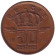 Монета 50 сантимов. 1972 год, Бельгия. (Belgie)