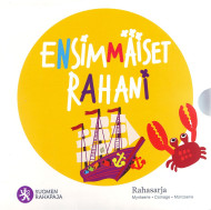 Набор монет евро в буклете (8 шт.), 2010 год, Финляндия. (с жетоном) (Детский).