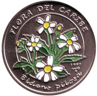 Монета 1 песо, 1997 год, Куба. Череда волосистая (Bidens Pilosa), Карибская флора. Монета 1 песо, 1997 год, Куба. Череда волосистая (Bidens Pilosa), Карибская флора.