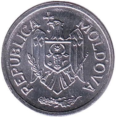 Монета 25 бани. 2017 год, Молдавия. Монета 25 бани. 2017 год, Молдавия.