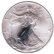 Монета 1 доллар, 2000 год, США. Шагающая свобода.