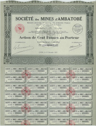 Облигация на сумму 4,125,000 франков. 1927 год, Франция. Облигация на сумму 4,125,000 франков. 1927 год, Франция.