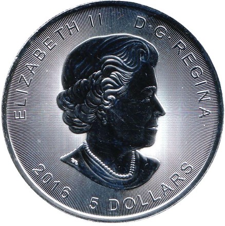 Монета 5 долларов. 2016 год, Канада. Супермен. Монета 5 долларов. 2016 год, Канада. Супермен.