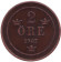 Монета 2 эре. 1907 год, Швеция.