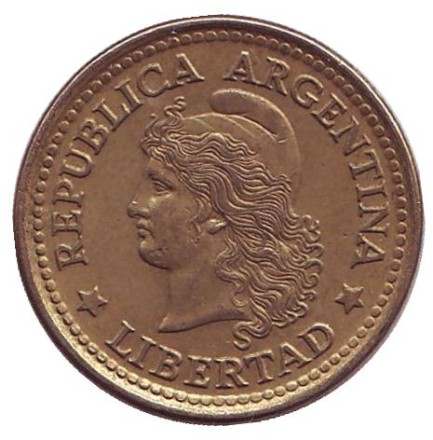 Монета 50 сентаво. 1972 год, Аргентина. Монета 50 сентаво. 1972 год, Аргентина.