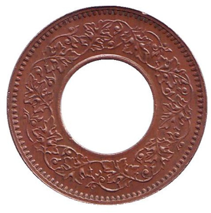 Монета 1 пайс. 1944 год, Индия Британская. ("•" - Претория). Монета 1 пайс. 1944 год, Индия Британская. ("•" - Претория).