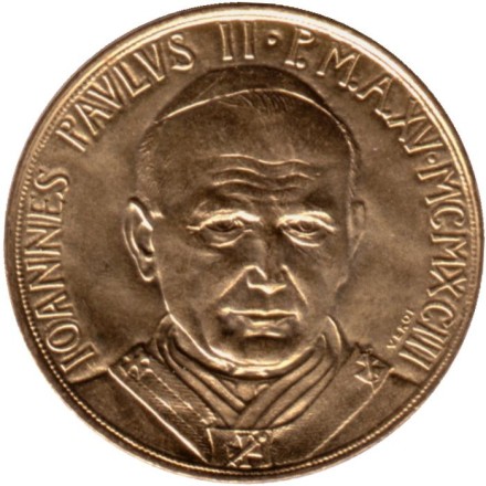 Монета 200 лир. 1993 год, Ватикан. 10 заповедей. Монета 200 лир. 1993 год, Ватикан. 10 заповедей.