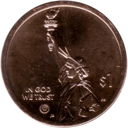 Монета 1 доллар. 2023 год (D), США. Первая трансплантация легких человеку. Серия "Американские инновации". Монета 1 доллар. 2023 год (D), США. Первая трансплантация легких человеку. Серия "Американские инновации".