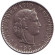 Монета 20 раппенов. 1967 год, Швейцария. Монета 20 раппенов. 1967 год, Швейцария.