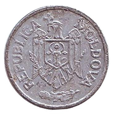 Монета 5 бани. 1996 год, Молдавия. Монета 5 бани. 1996 год, Молдавия.