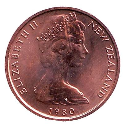 Монета 1 цент. 1980 год, Новая Зеландия. UNC. Лист папоротника. Монета 1 цент. 1980 год, Новая Зеландия. UNC. Лист папоротника.