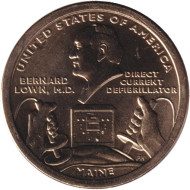 Монета 1 доллар. 2024 год (D), США. Дефибриллятор постоянного тока. Серия "Американские инновации". Монета 1 доллар. 2024 год (D), США. Дефибриллятор постоянного тока. Серия "Американские инновации".