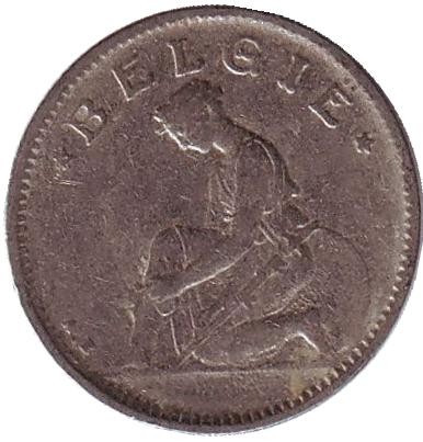 Монета 50 сантимов. 1923 год, Бельгия. (Belgie) Монета 50 сантимов. 1923 год, Бельгия. (Belgie)