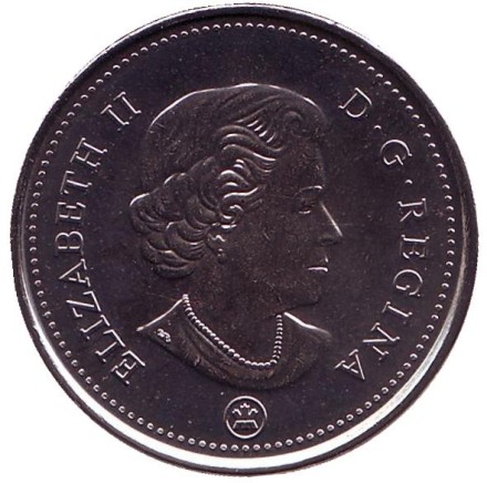 Монета 50 центов. 2016 год, Канада. Монета 50 центов. 2016 год, Канада.