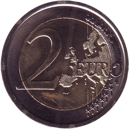 Монета 2 евро. 2009 год, Сан-Марино.