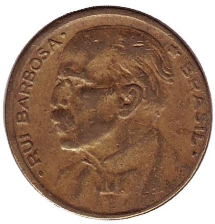 Монета 20 сентаво. 1951 год, Бразилия. Монета 20 сентаво. 1951 год, Бразилия.