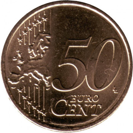 Монета 50 центов. 2021 год, Австрия.